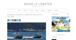 Desktop Screenshot of maine-lylobster.com